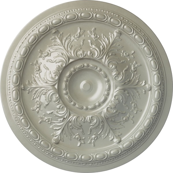 Ekena Millwork Stockport Ceiling Medallion (Fits Canopies up to 6 1/4"), Hand-Painted Flash Copper, 28"OD x 2 3/4"P CM28STFCS - main